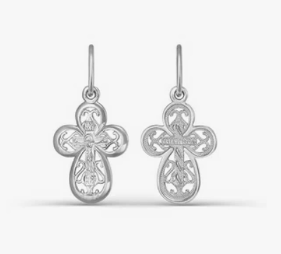 с080172 Крест (Ag 925)