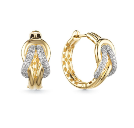 С5687 Серьги (Au 585 Красное)