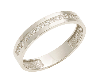 б1901 Кольцо (Au 585 Белое)