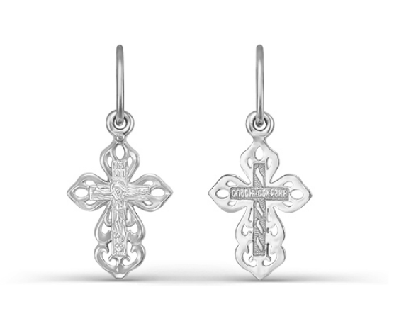 с080170 Крест (Ag 925)