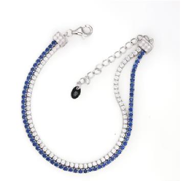 BR009720-bl Браслет (Ag 925)