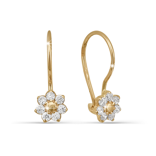 Серьги (Au 585 Красное)