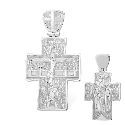 1300010687 Крест (Ag 925)