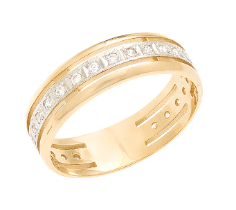 1580 Кольцо (Au 585 Комбинация)