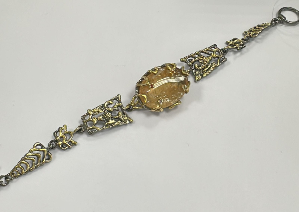 SD3062-48 Браслет (Ag 925 Чернение/Позолота)