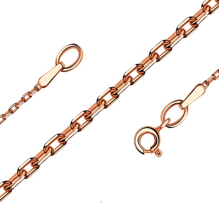 8050208L-45 Цепь (Au 585 Красное)