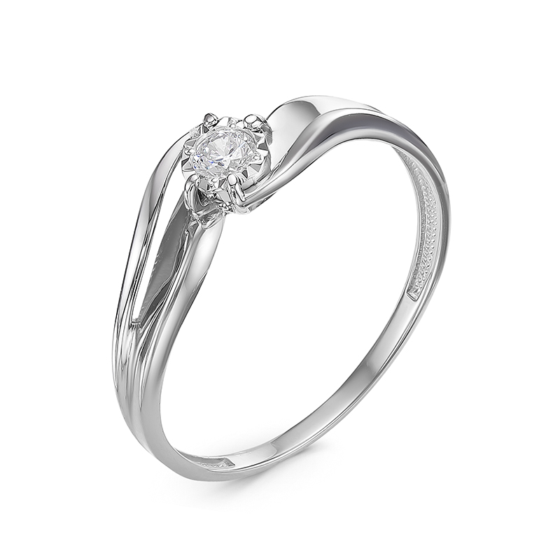 б1100137 Кольцо (Au 585 Белое)